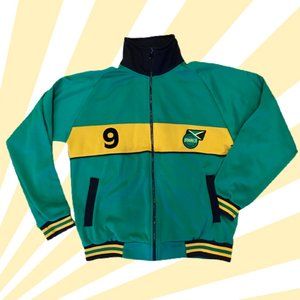 Retro League Jamaica Football Soccer Zip Jacket
